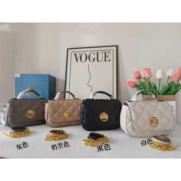 

58% off designer bag 2024 early launch tb new goat leather fat man ling grid chain fragrant wind one cross shoulder handheld small square gi