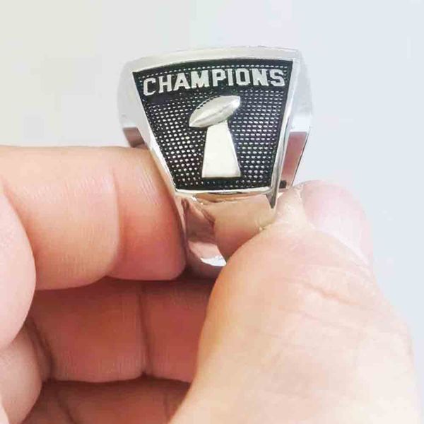 

fantasy football ring with stand ffl championship ring no year, Silver