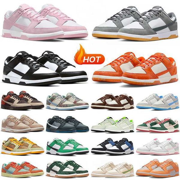 

box with panda low classic running shoes for men women designer sneakers triple pink corduroy cacao wow grey fog cracked orange mens womens