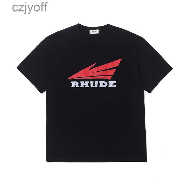 

street trend american minimalist t-shirt high street ins fashion label oversize short sleeved men's trend large half sleeved men's, White;black