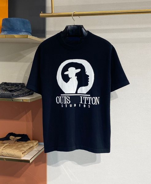 

men's plus tees & polos round neck embroidered and printed polar style summer wear with street pure cotton f21ed, Black;brown