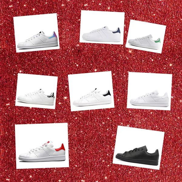 

2023 new smith men women casual shoes design gold green black white stan flat trainer platform sports sneakers size 36-45