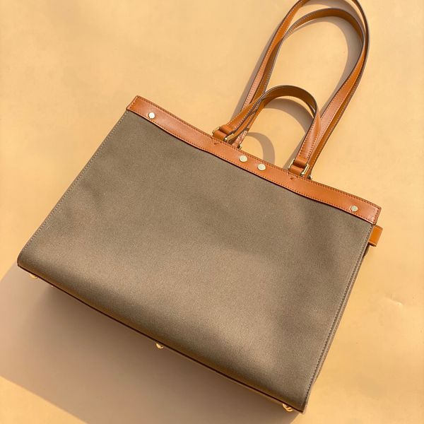 

10a bags totes designer denim sunshine tote bag women hard large shopping purse shoulder s gold hardware fashion letter beach detachable wid