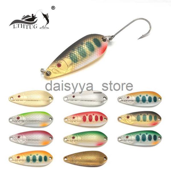 

baits lthtug copper emishi spoon 37mm 3.8g 42mm 7.8g stream hard bait copper spoon for trout pike perch x0813