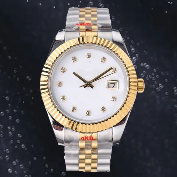 

designer watch men's women's watch 36mm 41mm 8215 movement automatic quartz watch 28mm 904l stainless steel waterproof fashion wri, Slivery;brown