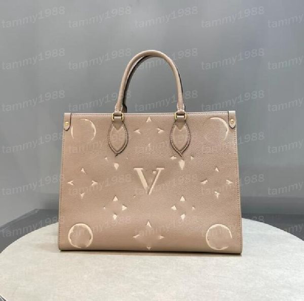 

10a onthego totes embossed women luxurys designers bags leather handbags messenger crossbody shoulder bag wallet backpack