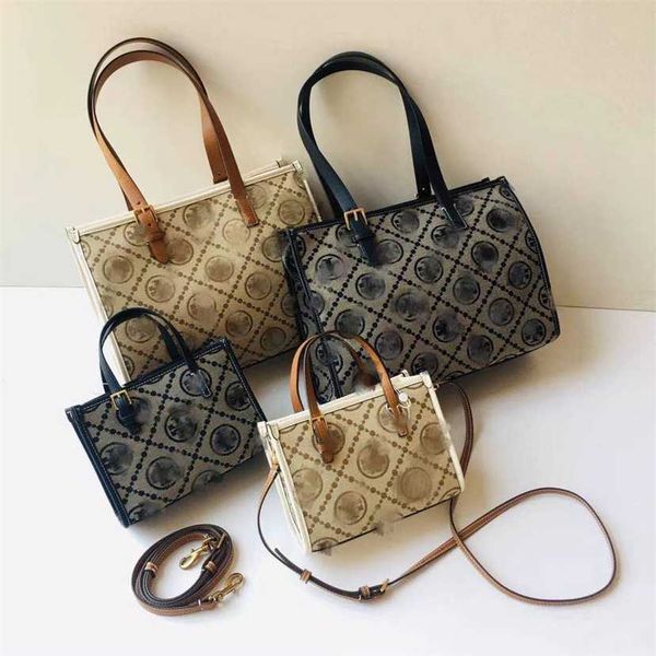 

58% off designer bag 2024 early launch tb old flower tote special new shopping canvas underarm mini one shoulder crossbody small jacquard ha