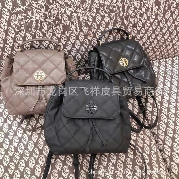 

56% off designer bag 2024 early launch new tb cowhide fashion trend nylon fabric drawstring backpack casual and lightweight capacity big gir