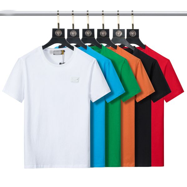

new men and women spring and summer multi-color short-sleeved t-shirt fashion casual daily size m-xxxl, White;black