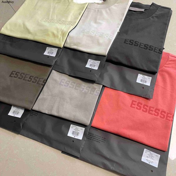 

designer mens t-shirts ess shirt street casual essentail tshirt loose men women summer luxury short-sleeve tshirts chest print fashion tees, White;black