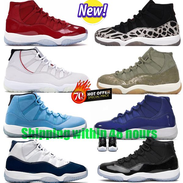 

og 11 retro basketball shoes men women jumpman 11s cherry midnight navy cool grey 25th anniversary 72-10 low bred pure violet mens womens tr