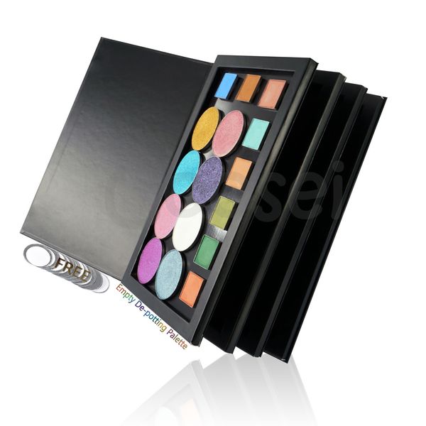 

eye shadow coosei book shaped large magnetic eyeshadow pallete 34 layers empty big makeup palette storage box 60pcs 36mm shadows 230812