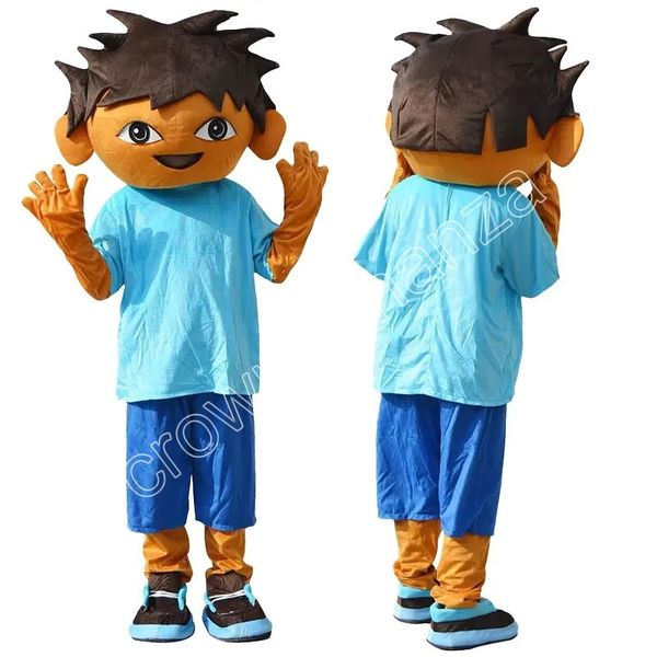

cartoon boy mascot costume walking halloween suit large event costume suit party dress, Red;yellow