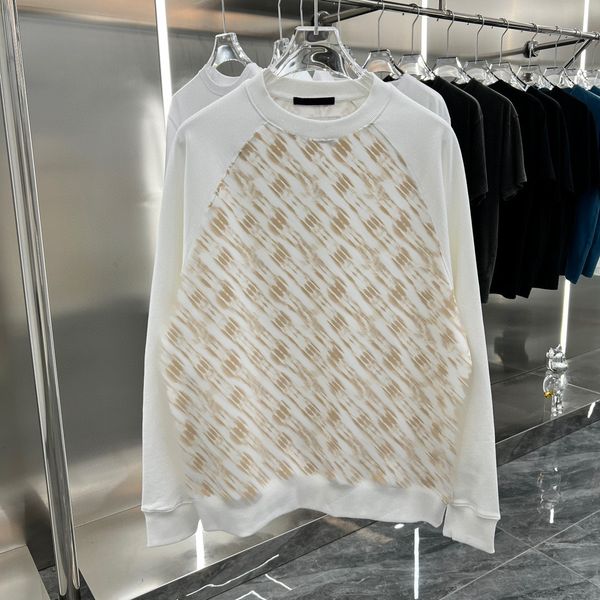 

mens designer sweaters hoodies famous hip hop men women hoodie street cotton loose fit sleeve sweatshirt womens casual round neck long sweat, Black;brown