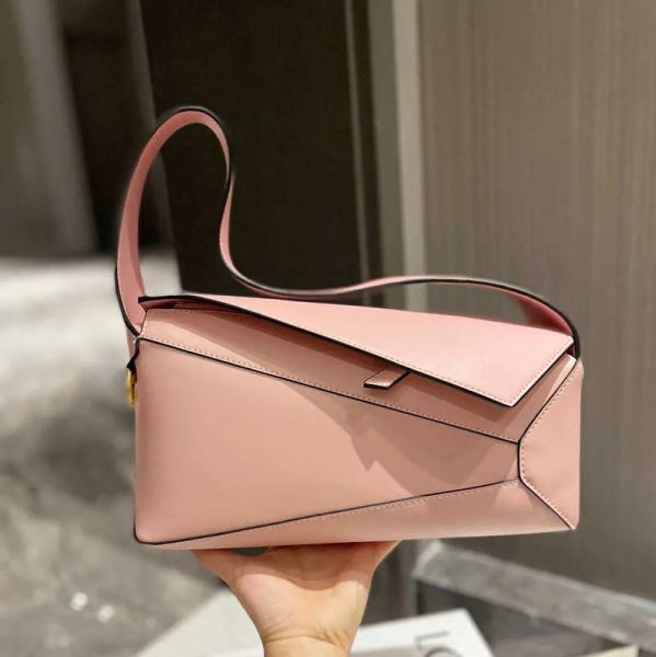 

loewesstyd designer puzzle handbag contrast color patchwork women shoulder luxury fashion bags leather portable diagonal cross bags large wo