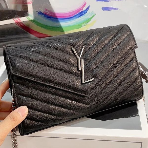 

designer bag shoulder bags handbag totes women fashion cross body y-shaped designer envelope messenger bag black calfskin classic diagonal s