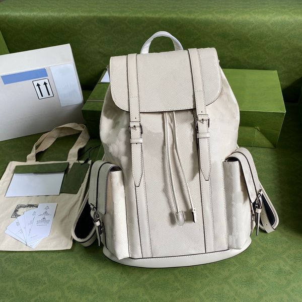 

designer bag men fashion designer backpack men travel backpack classic maxi size canvas match leather shoulder strap clamshell school bag ba