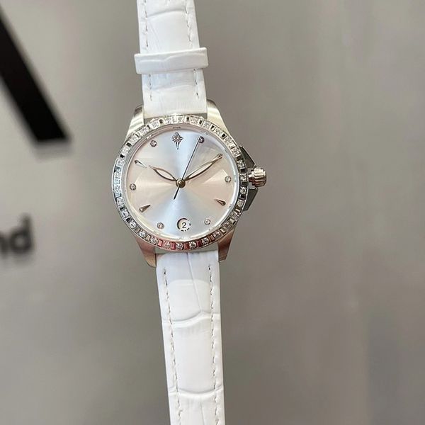 

new designer women's watch quartz movement 316 stainless steel case small red book lq, Slivery;brown