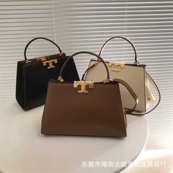 

50% off designer bag 2024 early launch tb new kelly same shoulder crossbody handheld women's layer cowhide