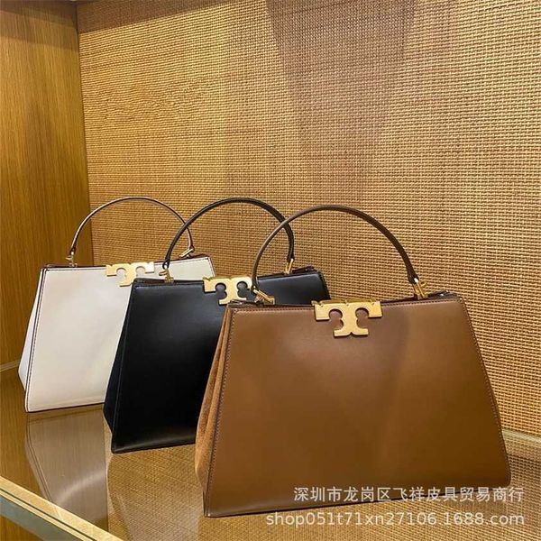 

56% off designer bag 2024 early launch tb smooth cowhide magnetic buckle tote fashion trend commuter kelly one shoulder handheld women'