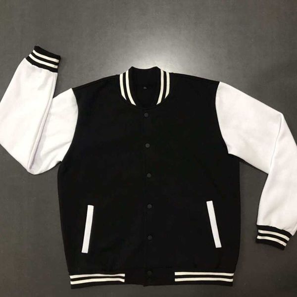 

custom and youth baseball letterman colorful fleece varsity jacket, Black;brown
