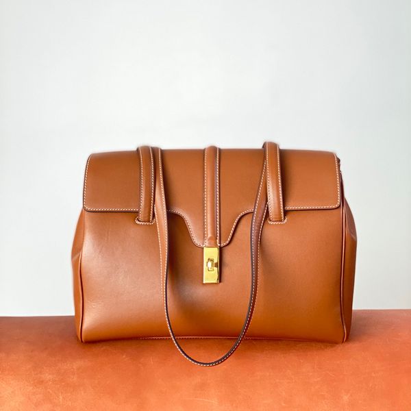 

handbag 2023 new bag leather tote soft16 ashigo same style shoulder fashionable women hand held armpit large large capacity package