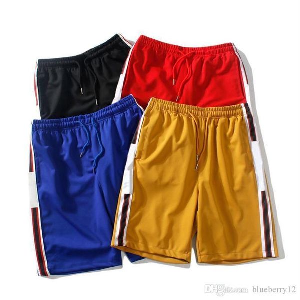 

mens summer shorts pants fashion casual style 4 colors printed drawstring short relaxed homme sweatpants287o, White;black