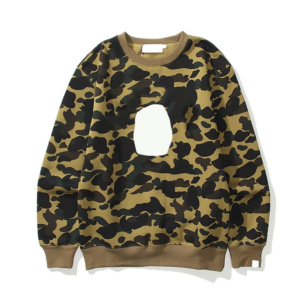

aaa quality men's and women's shark hoodie camo star sky double hat cotton embroidery cartoon print zip ape hoodie440, Black