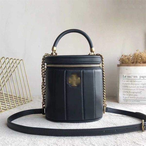 

58% off designer bag 2024 early launch tb new portable lingge bucket with detachable chain large capacity light luxury feeling zipper storag