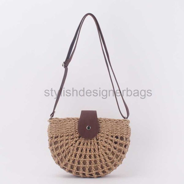 

beach bags 2023 japan and south korea beach single shoulder crossbody hollow hand woven vine grass woven bag for womenstylishdesignerbags