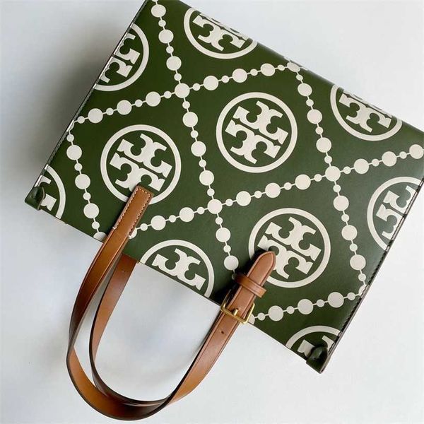 

52% off designer bag 2024 early launch new cowhide printed one shoulder handheld fashion trend double sided tote