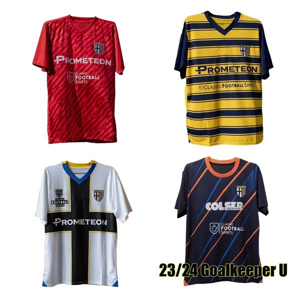 

23/24 parma soccer jerseys special white 2023 2024 buffon inglese mihaila karamoh alves maillots de foot gervinho kurtic grassi cornelius si, Black;yellow