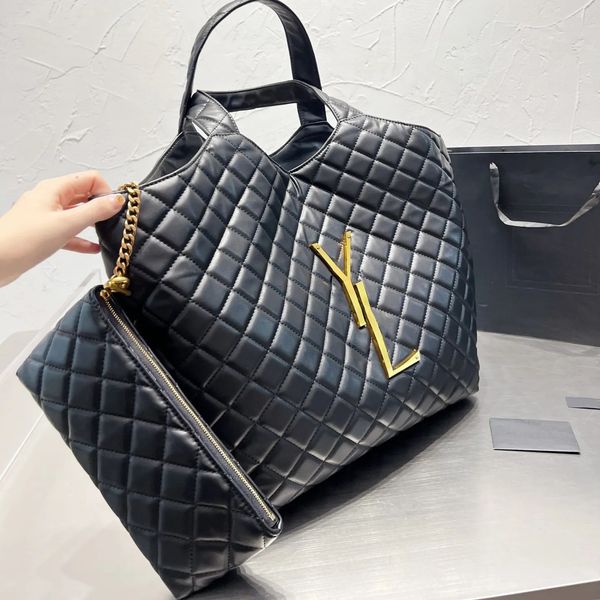 

icare maxi bag designer bag women tote bags attaches crossbody shopping beach fashion famous large totes shoulders purse genuine handbags