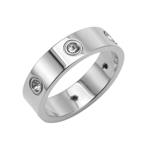

6mm 7mm 8mm titanium steel alloy silver love ring mens womens rose gold fashion screw jewelry designer luxury couple wedding promise rings g