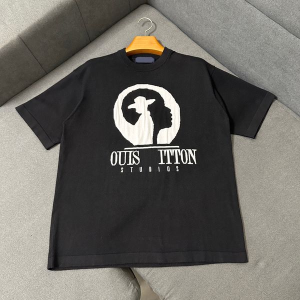 

men's plus tees & polos round t-shirt plus size neck embroidered and printed polar style summer wear with street pure cotton 23e2r, Black;brown