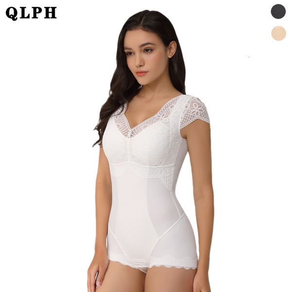

breast form women shapewear bodysuit build in bra body shaper lace flat abdomen slimm waist postpartum shaping clothes hip lifter 230812