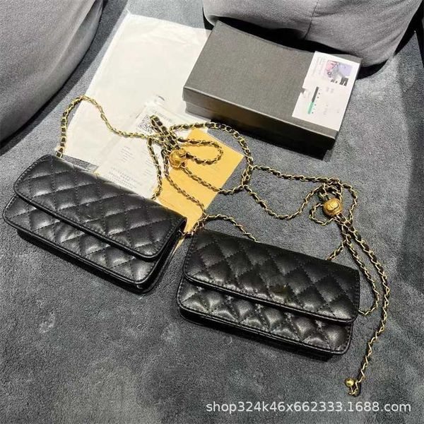 

55% off designer bag 2024 early launch trendy new lambskin lingge autumn chain single shoulder crossbody for women