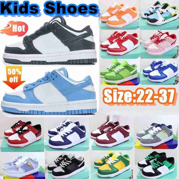 

kids shoes toddler chunky panda youth sneakers girls boys sb sneaker university blue low shoe children trainers running skateboard shoe kids, Black