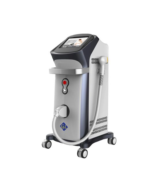 

diode laser permanent hair removal machine ice speed 755nm 808nm 1064nm, Black