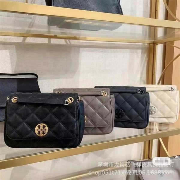 

52% off designer bag 2024 early launch tb willa goat leather fat boy fragrant wind fashion casual lingge chain small square female