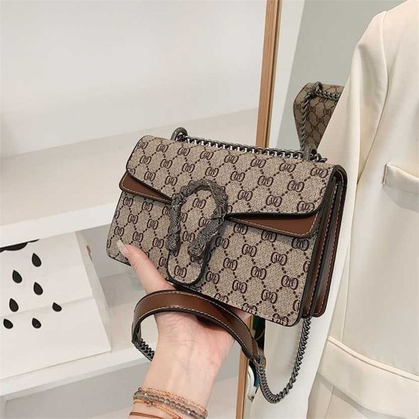 

55% off designer bag 2024 early launch fashion bacchus women new printed chain popular underarm oblique span one shoulder small square