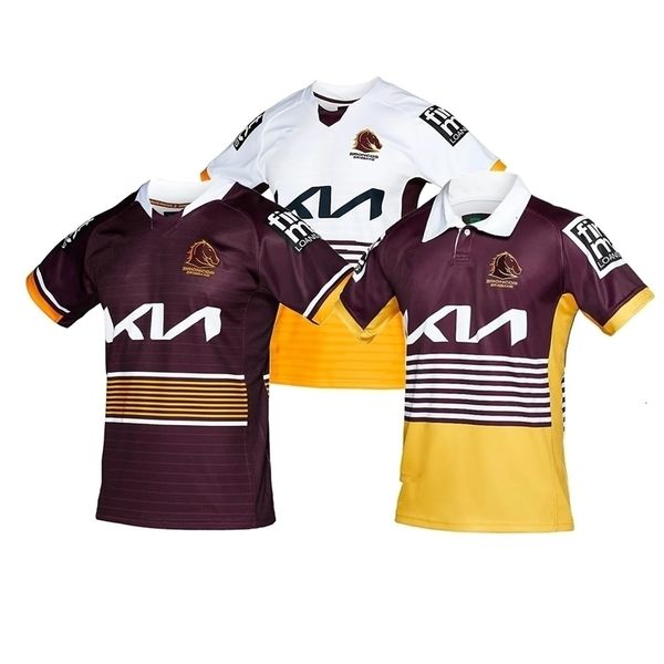 

men's t-shirts brisbane broncos homeawayheritage rugby jersey sport t-shirt s-5xl 230812, White;black