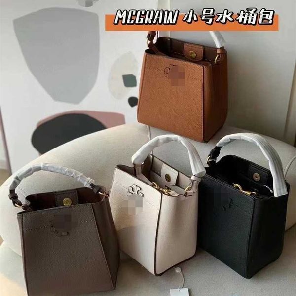 

52% off designer bag 2024 early launch tb new women's deformed bucket high grade litchi pattern one shoulder crossbody underarm handhel