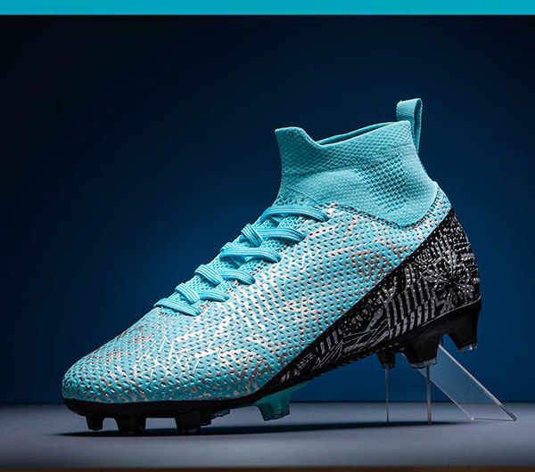 

2023 new youth mens high football boots fashion tf ag soccer shoes children's sports trainers size 32-45