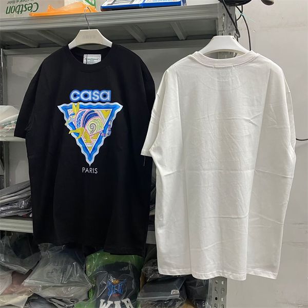 

23ss 1 quality printing t-shirts men women summer style tees t shirt, Black;brown