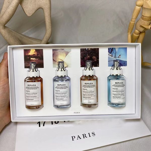 

premierlash martin perfume 30mlx4pcs gift set jazz club lazy sunday morning by the fireplace sailing day fragrance long lasting smell 4 in 1