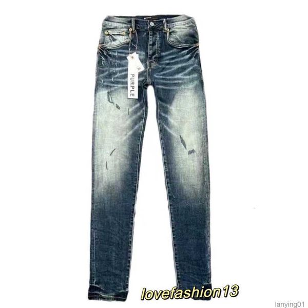 

purple jeans fashion brand elastic casual long men's summer style 5inb1, Blue