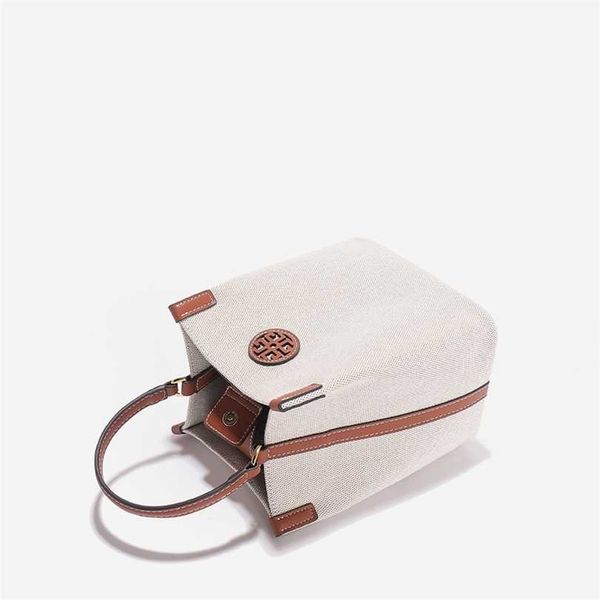 

50% off designer bag 2024 early launch women's tb same canvas handbag new crossbody large capacity bucket