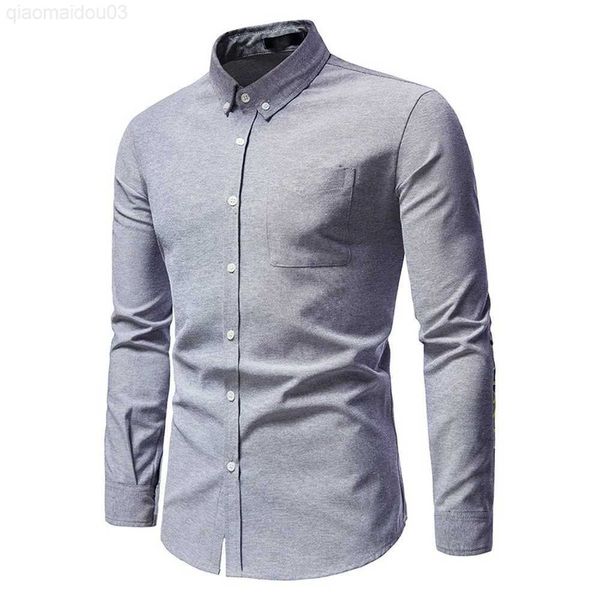 

men's casual shirts 2023 new spring fashion men's new oxford shirt arm water drop ethnic styor matching casual long-sleeved shirt, White;black