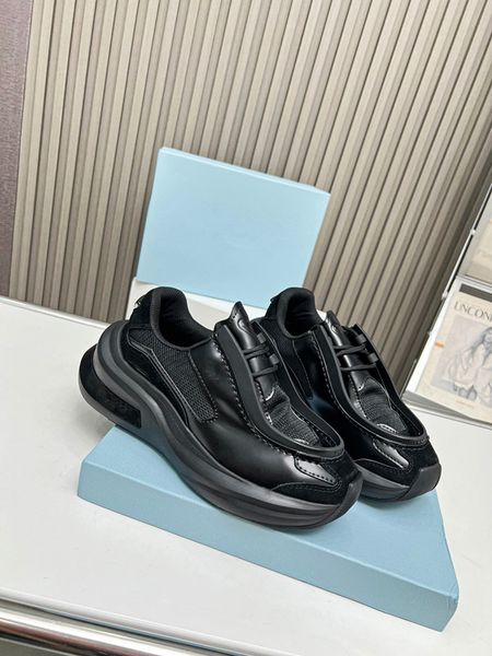 

casual shoes women designer shoes travel leather lace-up sneaker fashion lady flat running trainers letters woman shoe platform men 0808, Black